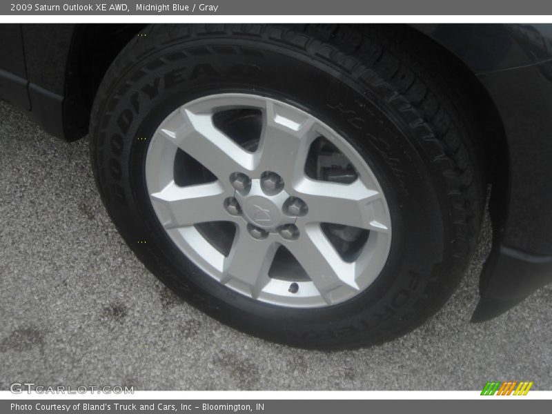 Midnight Blue / Gray 2009 Saturn Outlook XE AWD