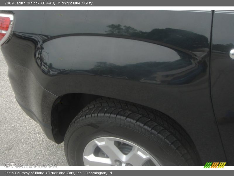 Midnight Blue / Gray 2009 Saturn Outlook XE AWD