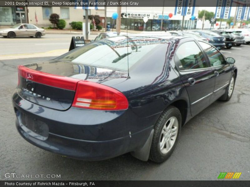 Deep Sapphire Blue Pearlcoat / Dark Slate Gray 2001 Dodge Intrepid ES