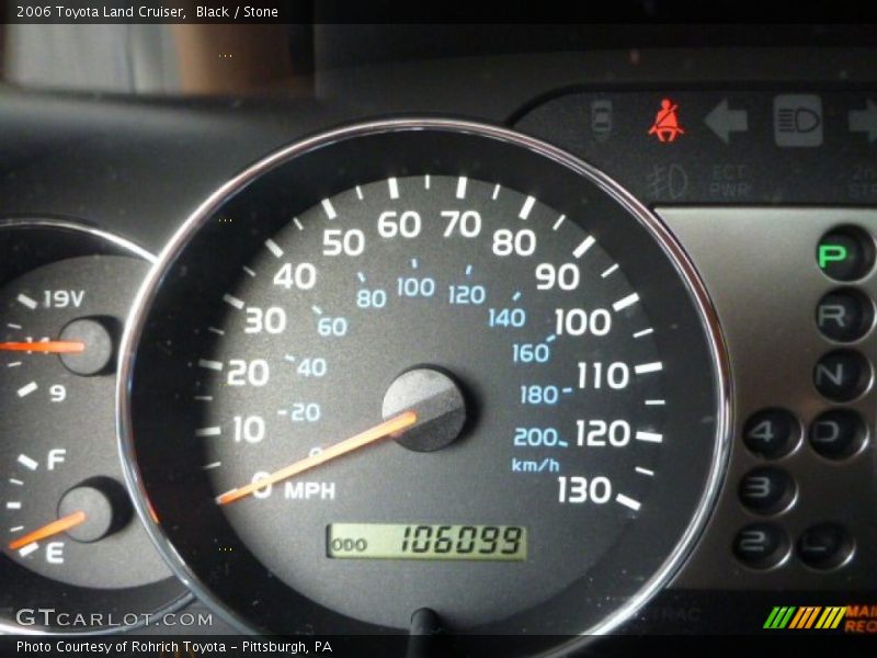 Black / Stone 2006 Toyota Land Cruiser