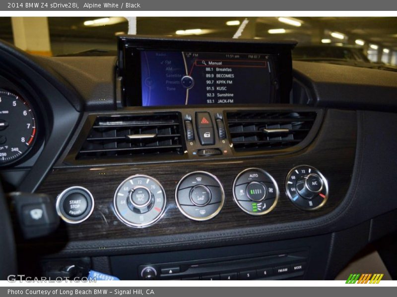 Controls of 2014 Z4 sDrive28i