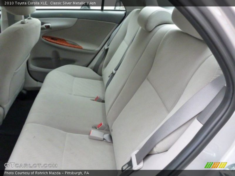 Classic Silver Metallic / Ash 2010 Toyota Corolla XLE