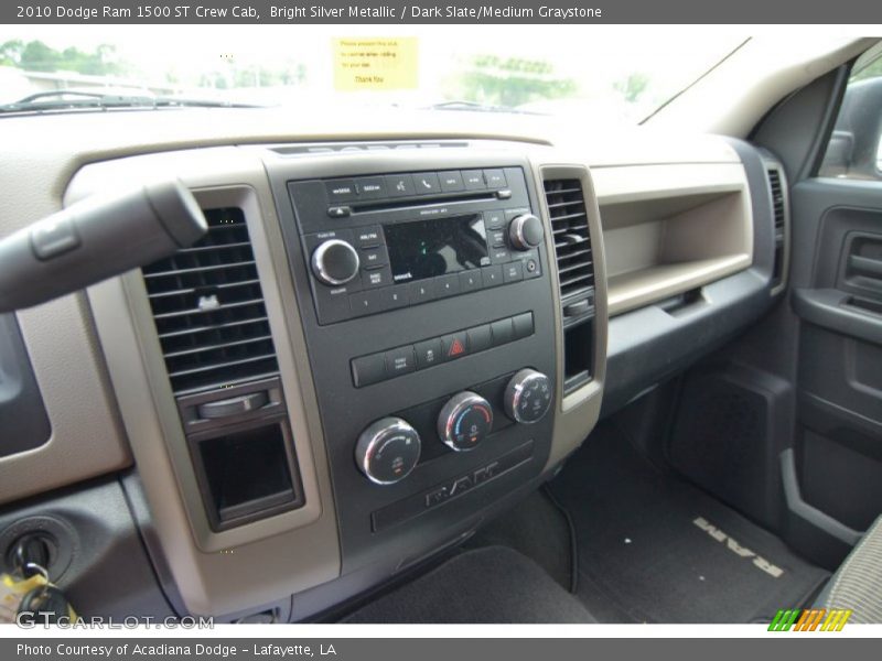 Bright Silver Metallic / Dark Slate/Medium Graystone 2010 Dodge Ram 1500 ST Crew Cab