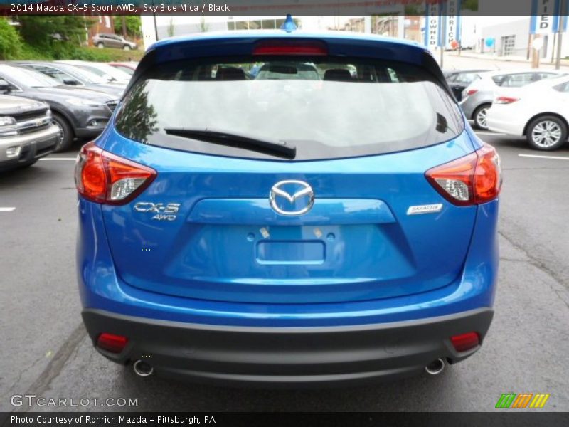 Sky Blue Mica / Black 2014 Mazda CX-5 Sport AWD