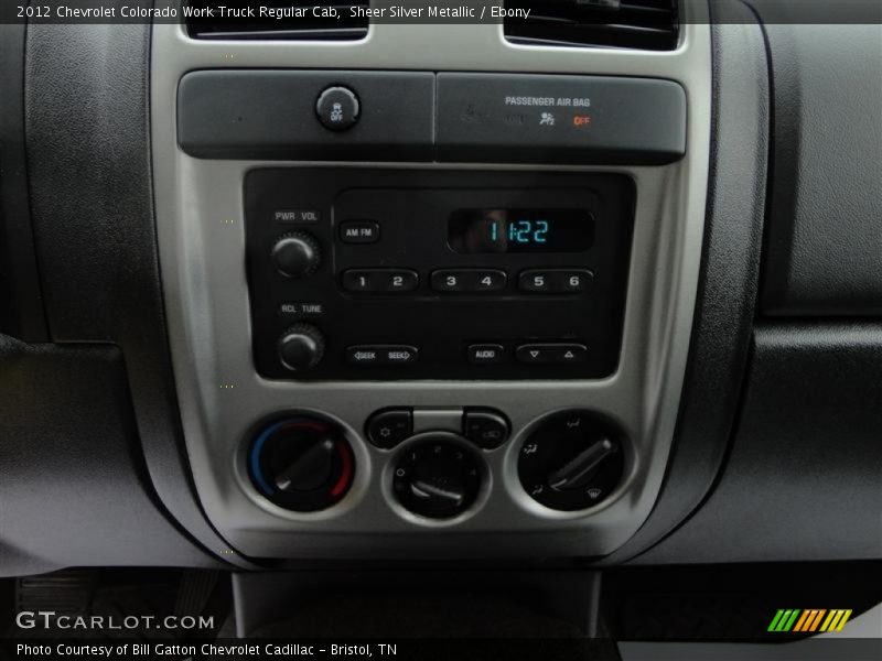 Sheer Silver Metallic / Ebony 2012 Chevrolet Colorado Work Truck Regular Cab