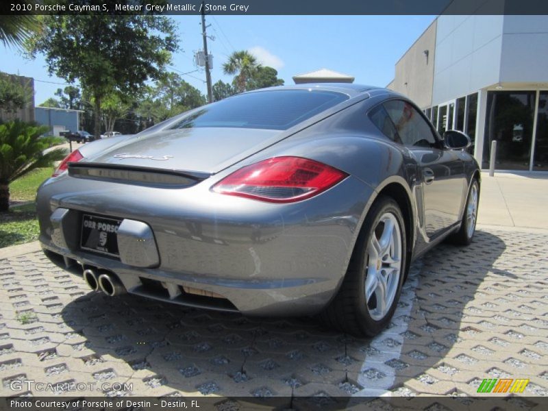 Meteor Grey Metallic / Stone Grey 2010 Porsche Cayman S