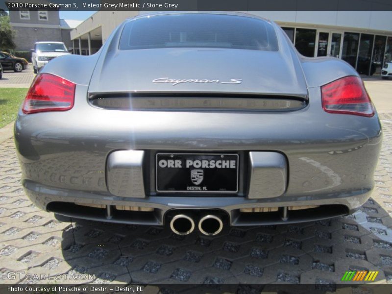 Meteor Grey Metallic / Stone Grey 2010 Porsche Cayman S