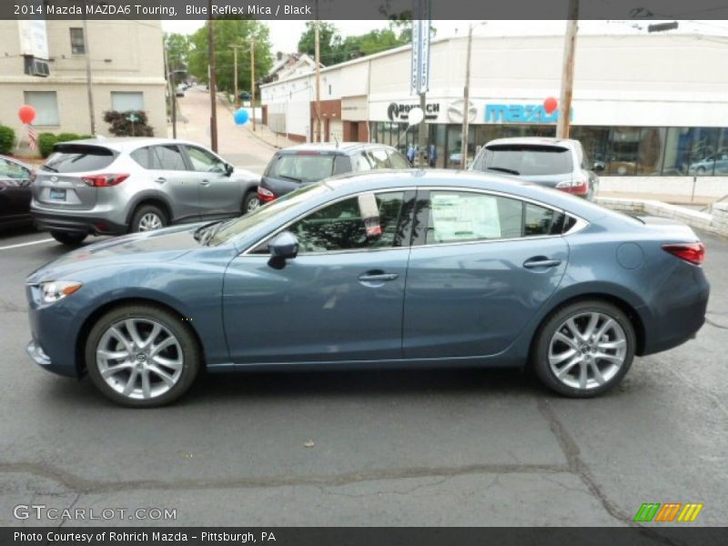 Blue Reflex Mica / Black 2014 Mazda MAZDA6 Touring
