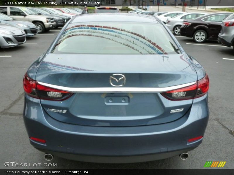 Blue Reflex Mica / Black 2014 Mazda MAZDA6 Touring