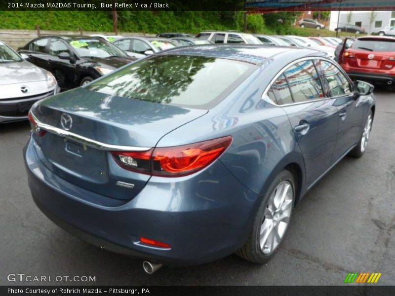 Blue Reflex Mica / Black 2014 Mazda MAZDA6 Touring