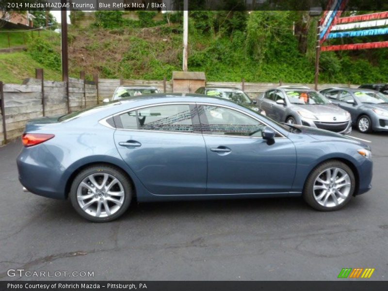 Blue Reflex Mica / Black 2014 Mazda MAZDA6 Touring