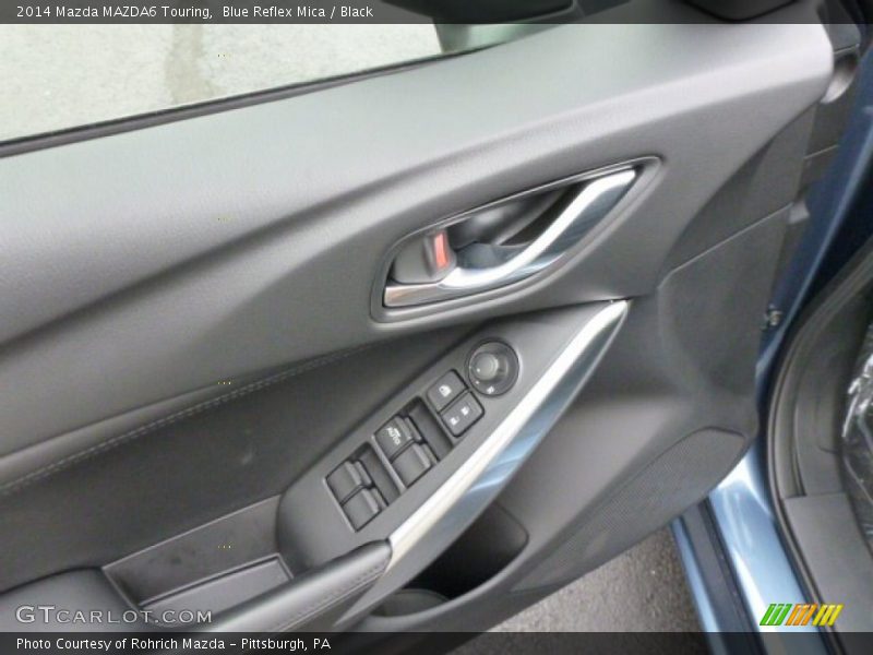 Blue Reflex Mica / Black 2014 Mazda MAZDA6 Touring