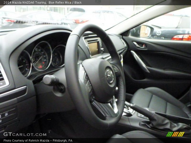 Blue Reflex Mica / Black 2014 Mazda MAZDA6 Touring