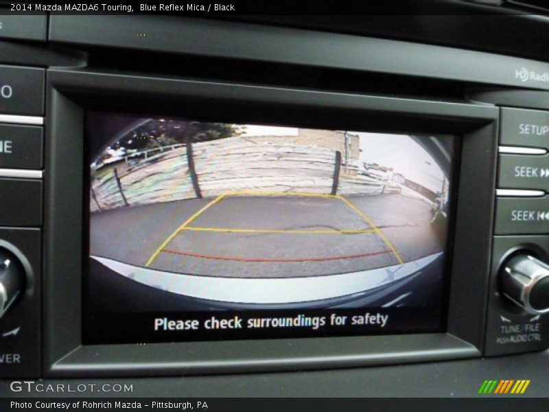 Blue Reflex Mica / Black 2014 Mazda MAZDA6 Touring
