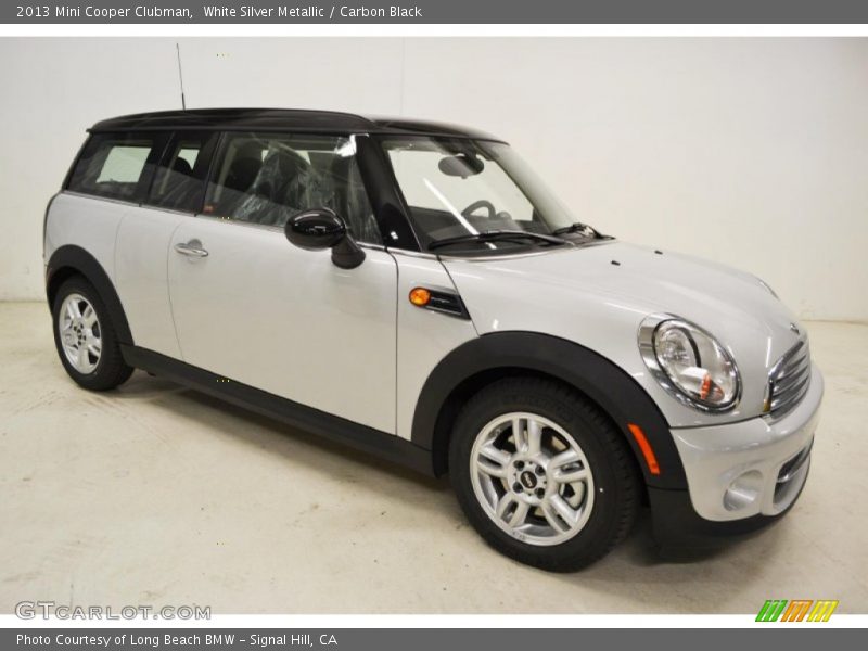 White Silver Metallic / Carbon Black 2013 Mini Cooper Clubman