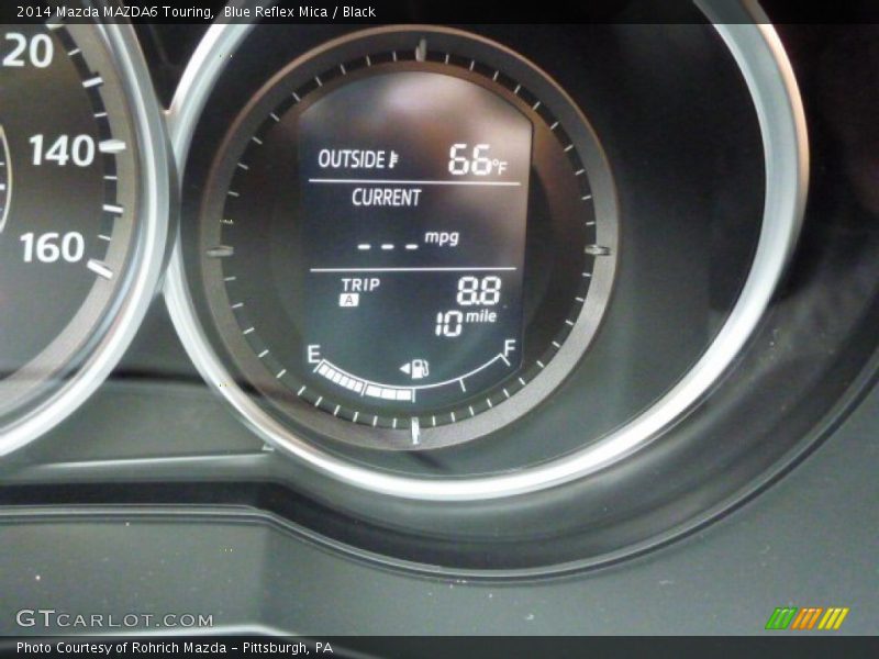 Blue Reflex Mica / Black 2014 Mazda MAZDA6 Touring