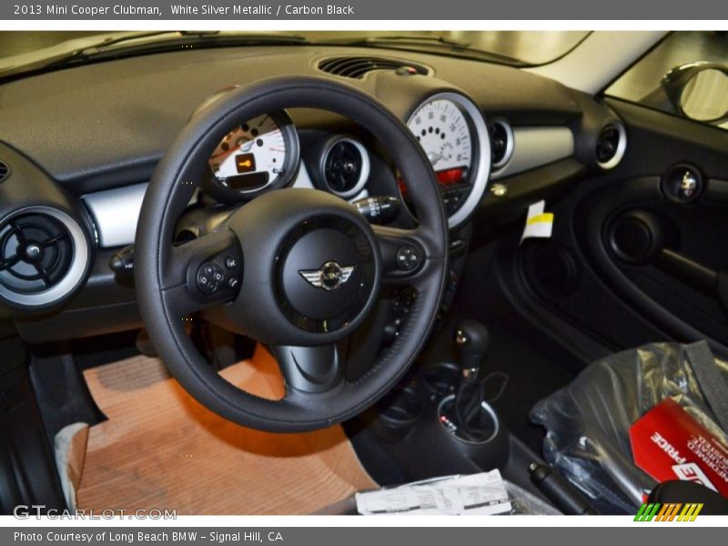 White Silver Metallic / Carbon Black 2013 Mini Cooper Clubman
