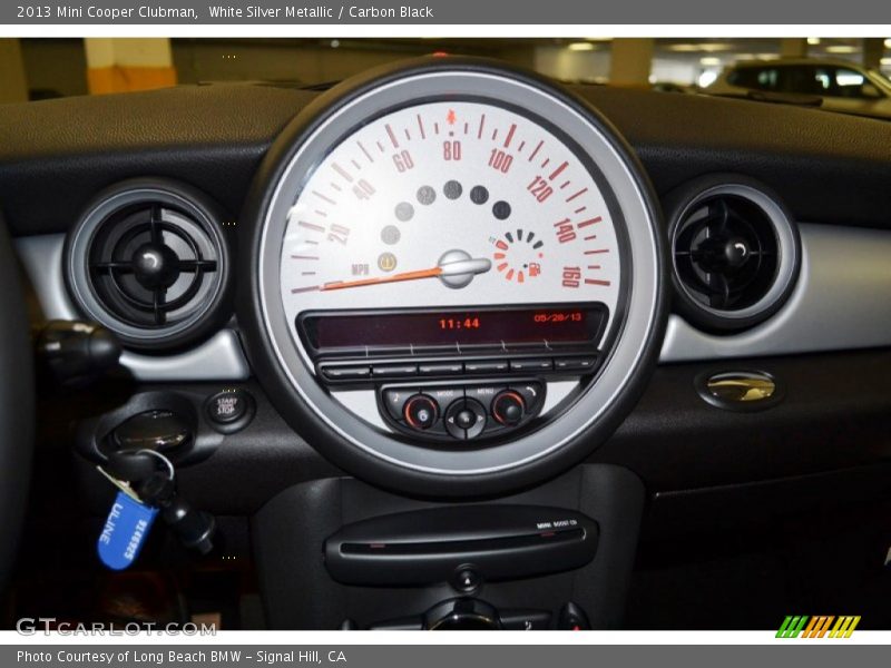 White Silver Metallic / Carbon Black 2013 Mini Cooper Clubman