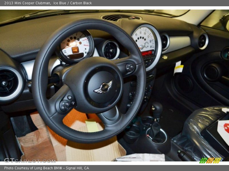 Ice Blue / Carbon Black 2013 Mini Cooper Clubman