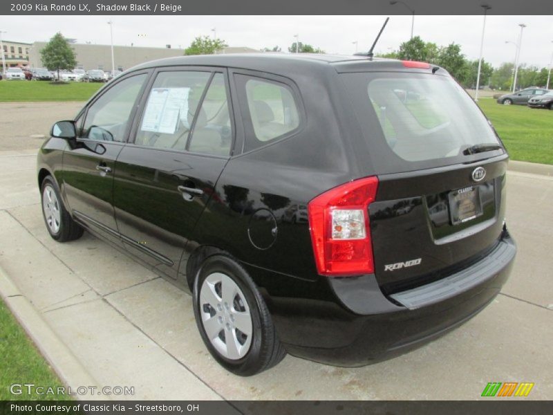 Shadow Black / Beige 2009 Kia Rondo LX