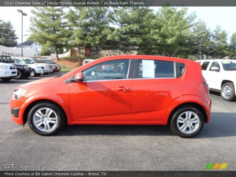  2012 Sonic LT Hatch Inferno Orange Metallic