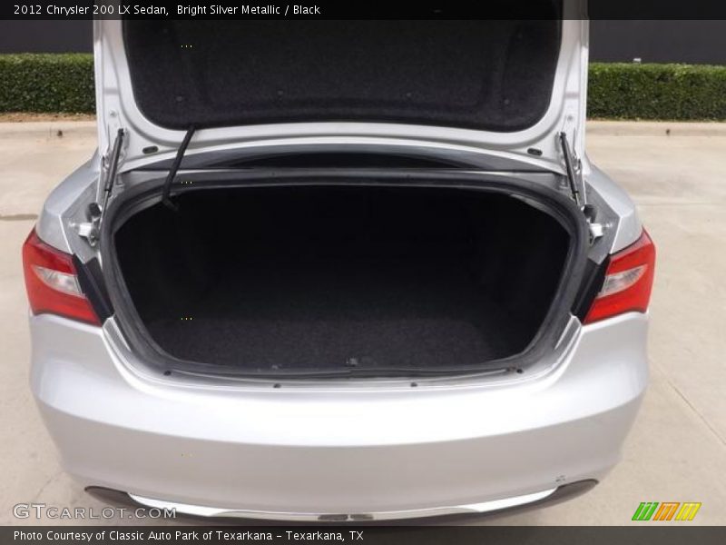 Bright Silver Metallic / Black 2012 Chrysler 200 LX Sedan