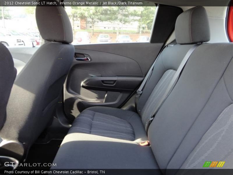 Inferno Orange Metallic / Jet Black/Dark Titanium 2012 Chevrolet Sonic LT Hatch