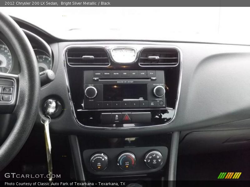 Bright Silver Metallic / Black 2012 Chrysler 200 LX Sedan