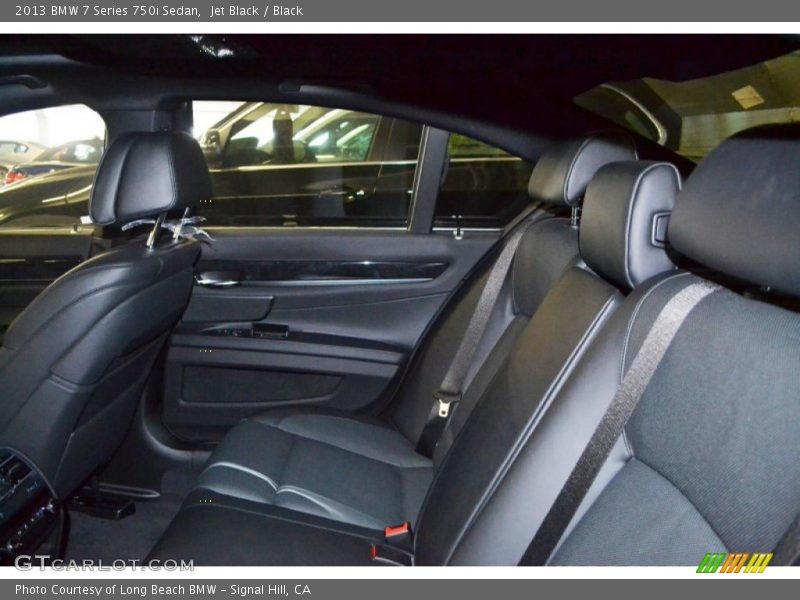 Jet Black / Black 2013 BMW 7 Series 750i Sedan