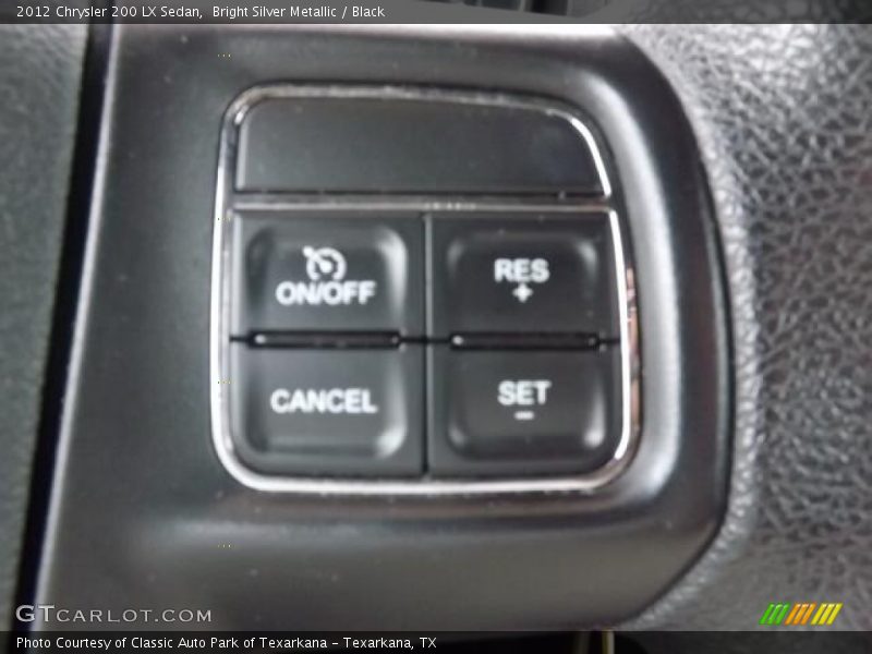 Bright Silver Metallic / Black 2012 Chrysler 200 LX Sedan