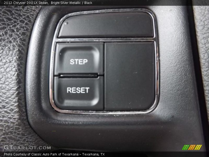 Bright Silver Metallic / Black 2012 Chrysler 200 LX Sedan