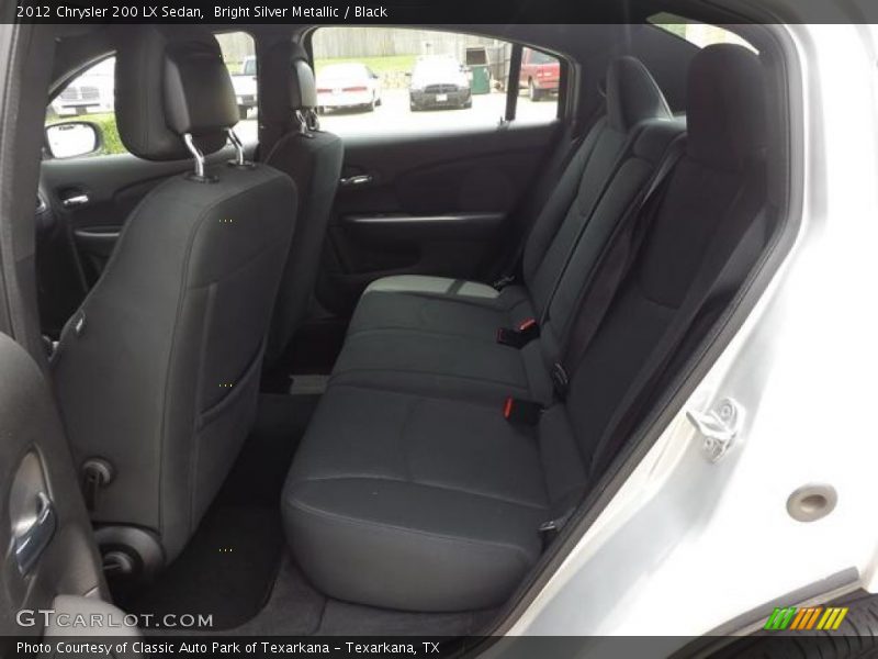 Bright Silver Metallic / Black 2012 Chrysler 200 LX Sedan