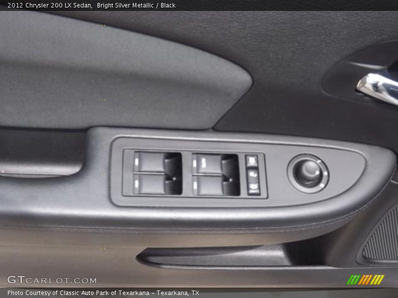 Bright Silver Metallic / Black 2012 Chrysler 200 LX Sedan