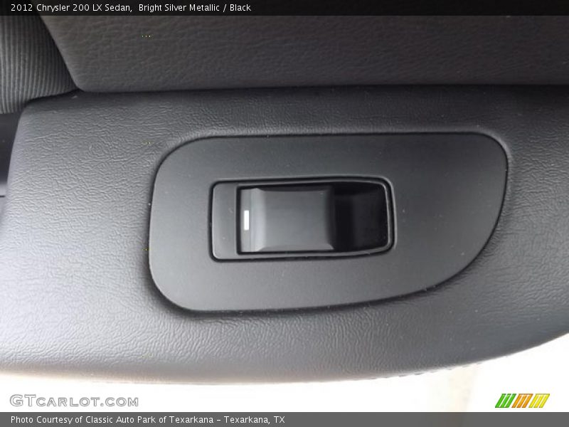 Bright Silver Metallic / Black 2012 Chrysler 200 LX Sedan