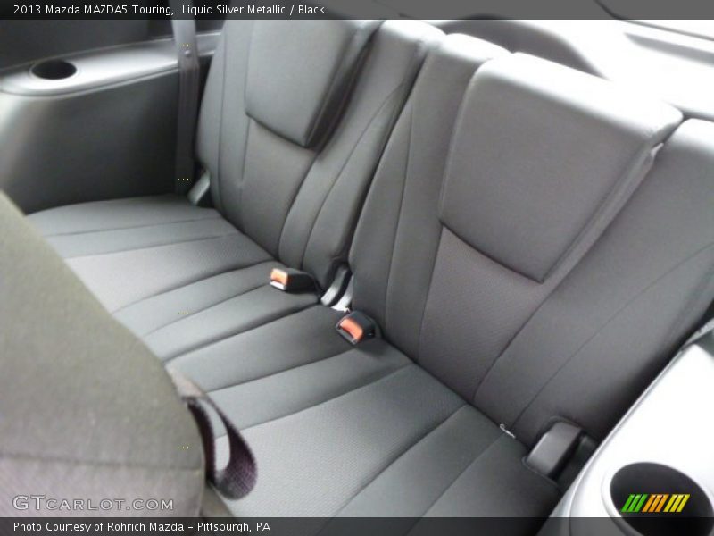 Liquid Silver Metallic / Black 2013 Mazda MAZDA5 Touring
