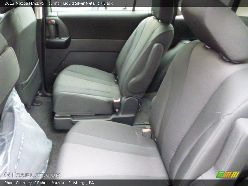 Liquid Silver Metallic / Black 2013 Mazda MAZDA5 Touring