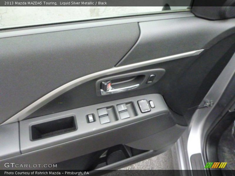 Liquid Silver Metallic / Black 2013 Mazda MAZDA5 Touring