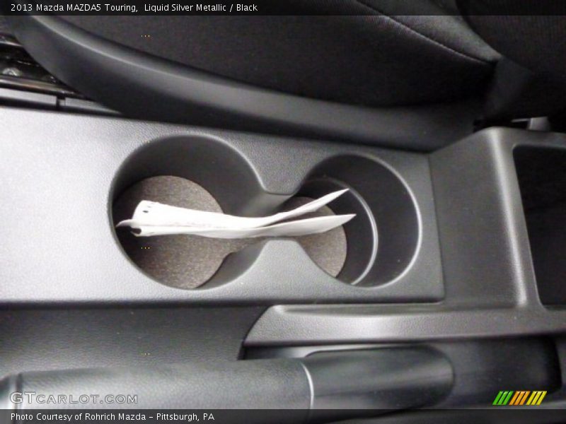 Liquid Silver Metallic / Black 2013 Mazda MAZDA5 Touring