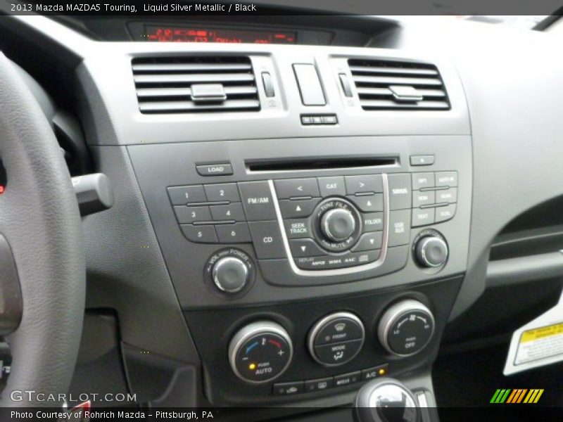 Liquid Silver Metallic / Black 2013 Mazda MAZDA5 Touring
