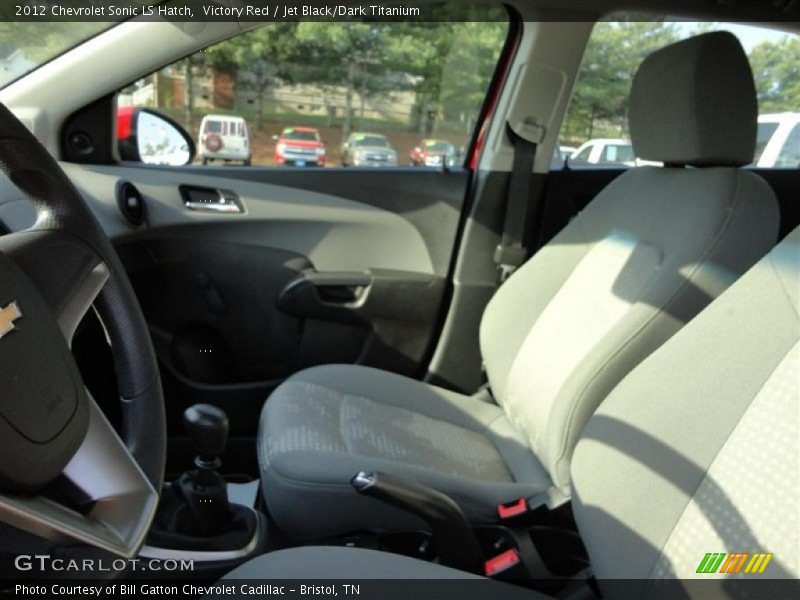 Victory Red / Jet Black/Dark Titanium 2012 Chevrolet Sonic LS Hatch