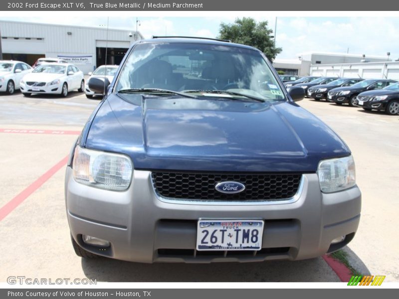 True Blue Metallic / Medium Parchment 2002 Ford Escape XLT V6