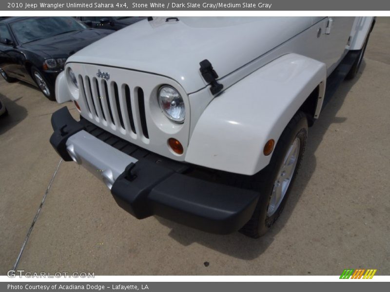 Stone White / Dark Slate Gray/Medium Slate Gray 2010 Jeep Wrangler Unlimited Sahara 4x4