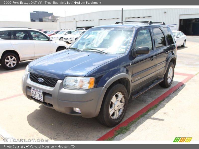 True Blue Metallic / Medium Parchment 2002 Ford Escape XLT V6