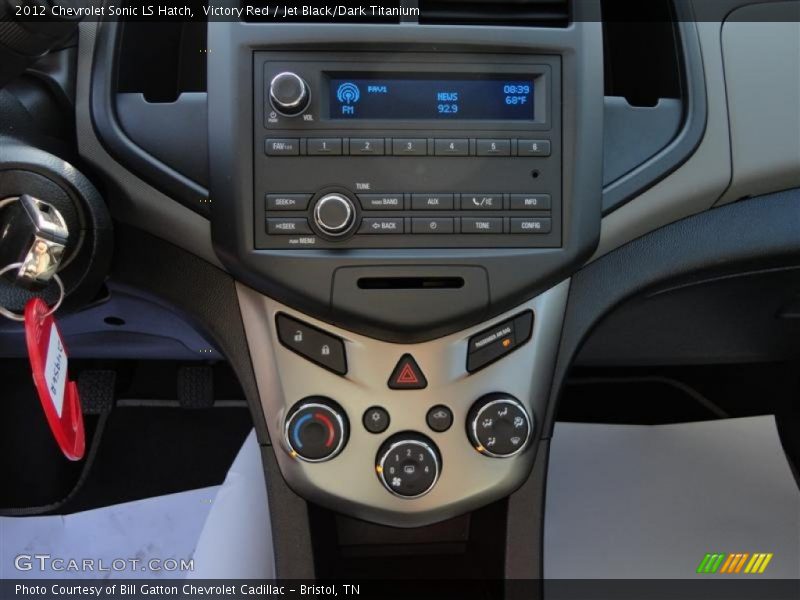 Victory Red / Jet Black/Dark Titanium 2012 Chevrolet Sonic LS Hatch