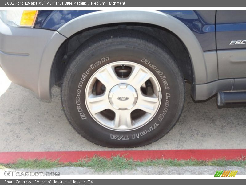 True Blue Metallic / Medium Parchment 2002 Ford Escape XLT V6