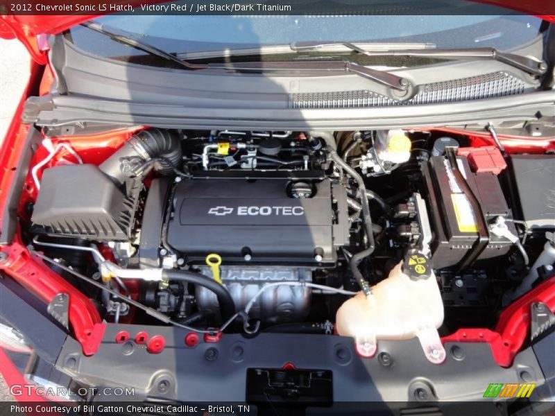 Victory Red / Jet Black/Dark Titanium 2012 Chevrolet Sonic LS Hatch