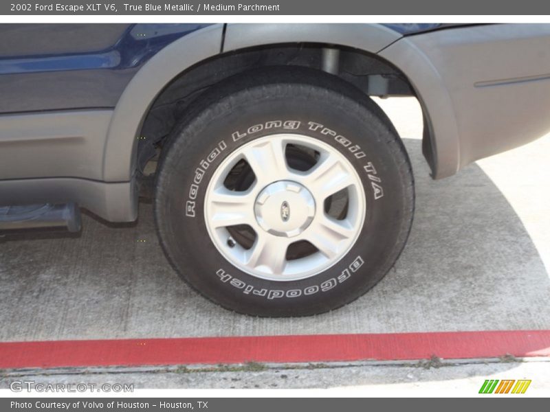 True Blue Metallic / Medium Parchment 2002 Ford Escape XLT V6