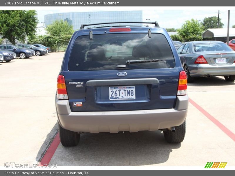 True Blue Metallic / Medium Parchment 2002 Ford Escape XLT V6