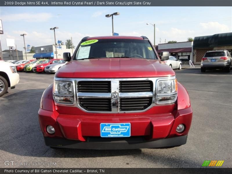 Inferno Red Crystal Pearl / Dark Slate Gray/Light Slate Gray 2009 Dodge Nitro SE 4x4