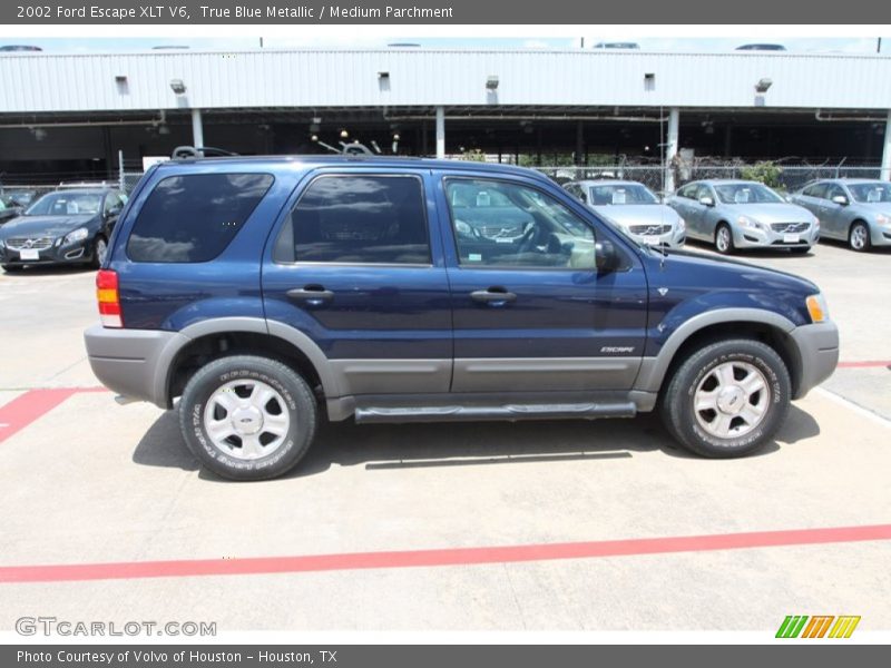 True Blue Metallic / Medium Parchment 2002 Ford Escape XLT V6